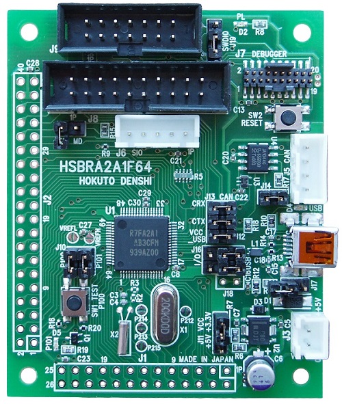 株式会社北斗電子製 ルネサス エレクトロニクス RA2A1(64ピン 株式会社北斗電子製 ルネサス エレクトロニクス RA2A1(64ピン