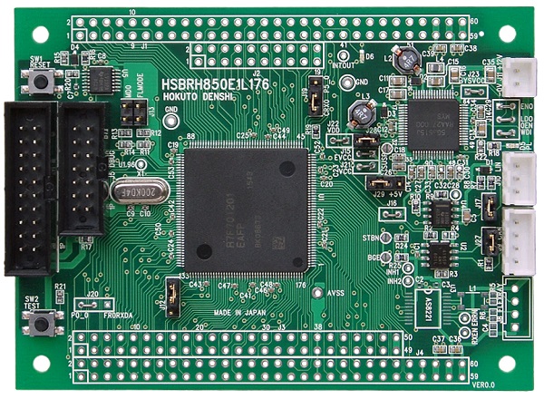 RH850/E1L(176ピン)マイコン搭載ボード HSBRH850E1L176 | 北斗電子