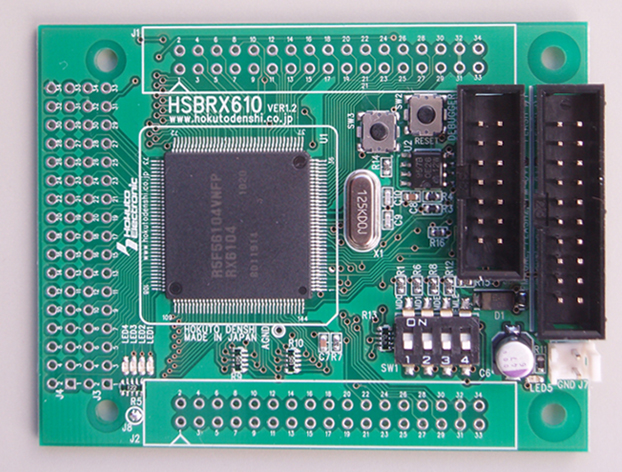 RX610(144ピン)グループマイコン搭載ボード HSBRX6108Fシリーズ 北斗電子